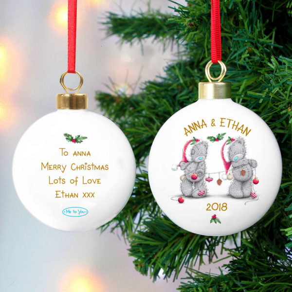 Me to You Christmas Couple's Bauble