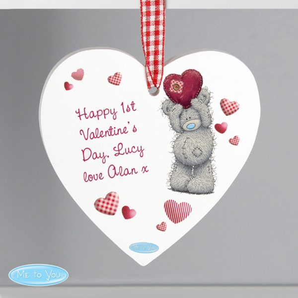 Me To You Heart Wooden Decoration