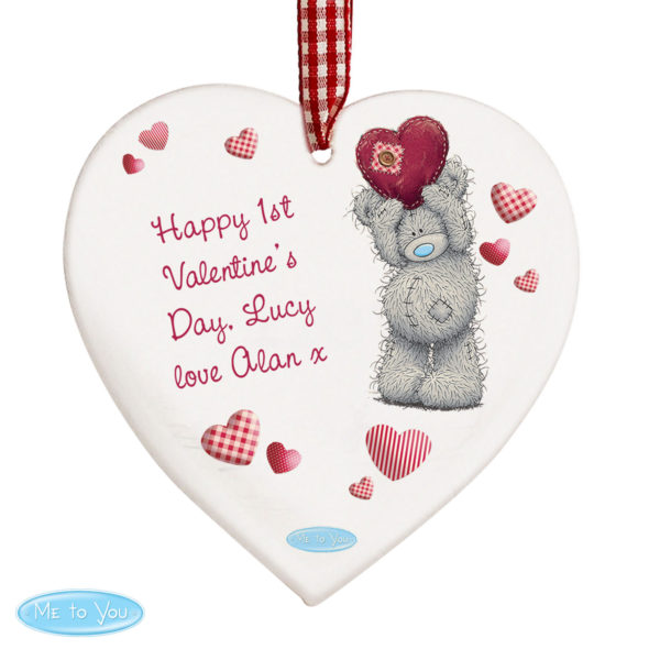 Me To You Heart Wooden Decoration
