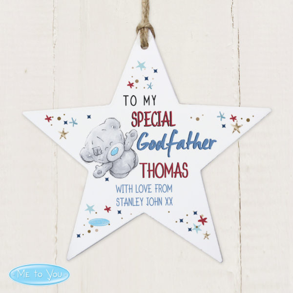 Me to You Godfather Wooden Star Decoration
