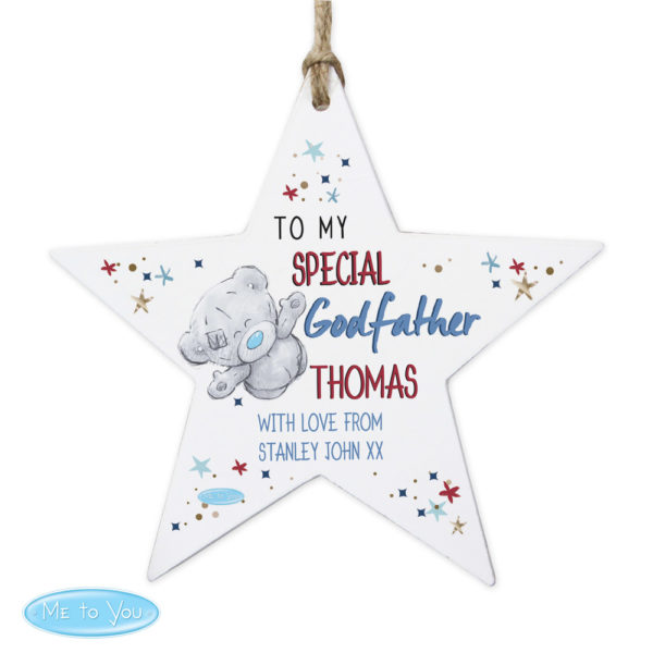 Me to You Godfather Wooden Star Decoration