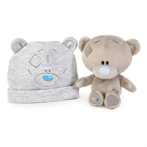 Tiny Tatty Teddy Baby Hat and Bear Gift Set