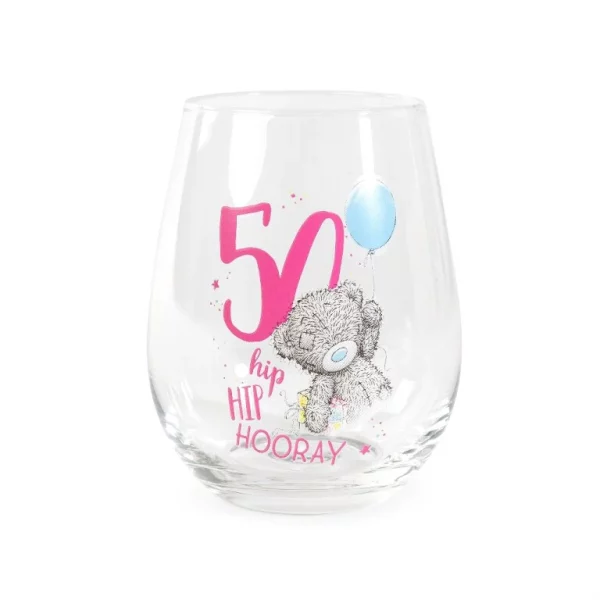 Me to You Stemless 50th Wine Glass