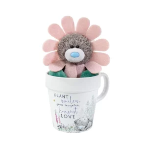 Me to You Flower Tatty Teddy and Plant Pot Shaped Mug