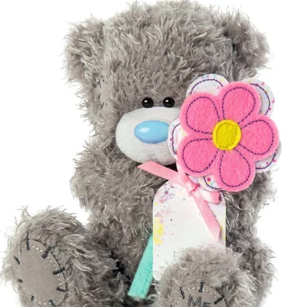 Personalise Flower Tatty Teddy