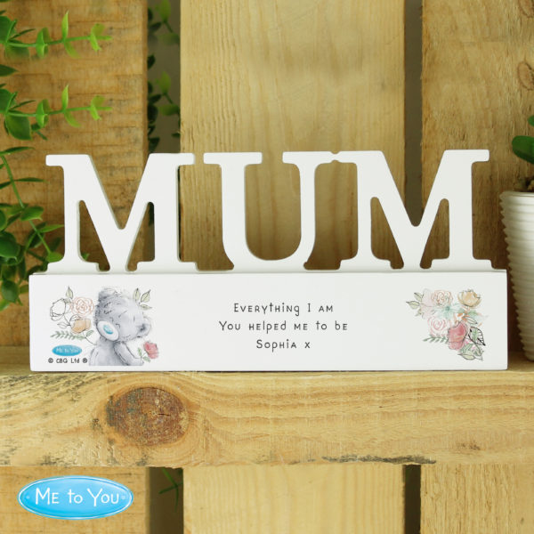 Personalised Me to You Bear Wooden Mum Ornament