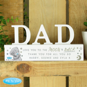 Personalised Me to You Bear Wooden Dad Ornament