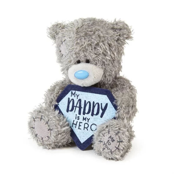Me to You Father’s Day Tatty Teddy holding ‘My Daddy is My Hero’ banner