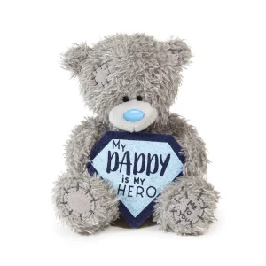 Me to You Father’s Day Tatty Teddy holding ‘My Daddy is My Hero’ banner