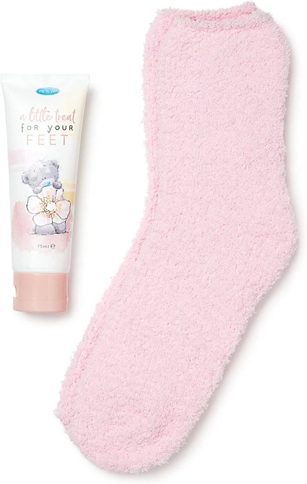 Me To You Foot Cream & Bed Socks Gift Set