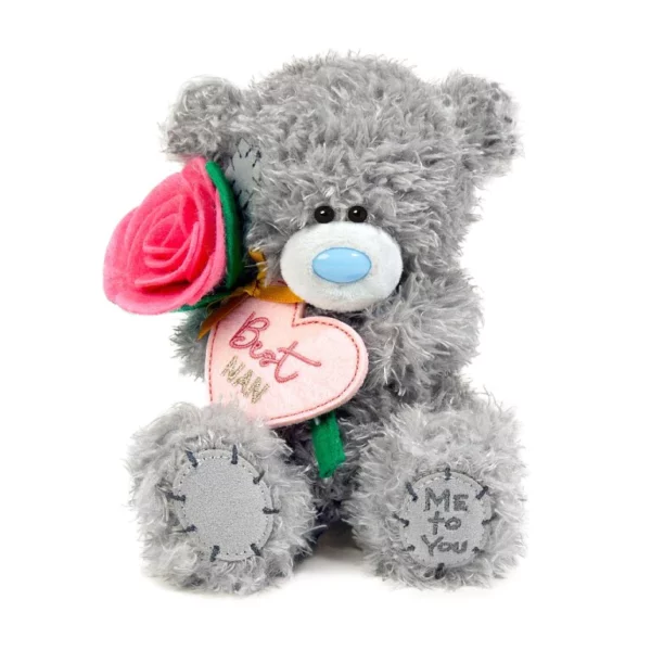 Me to You Tatty Teddy Bear holding ‘Best Nan’ Flower