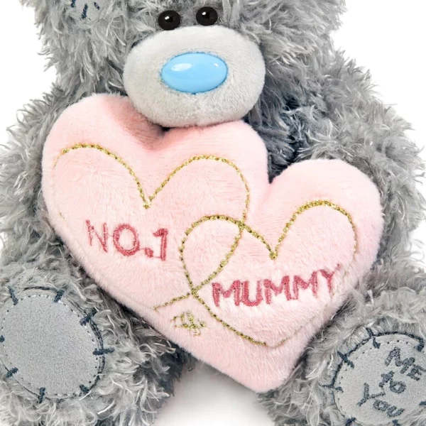 Me to You Tatty Teddy Bear holding ‘No.1 Mummy’ Bee Heart