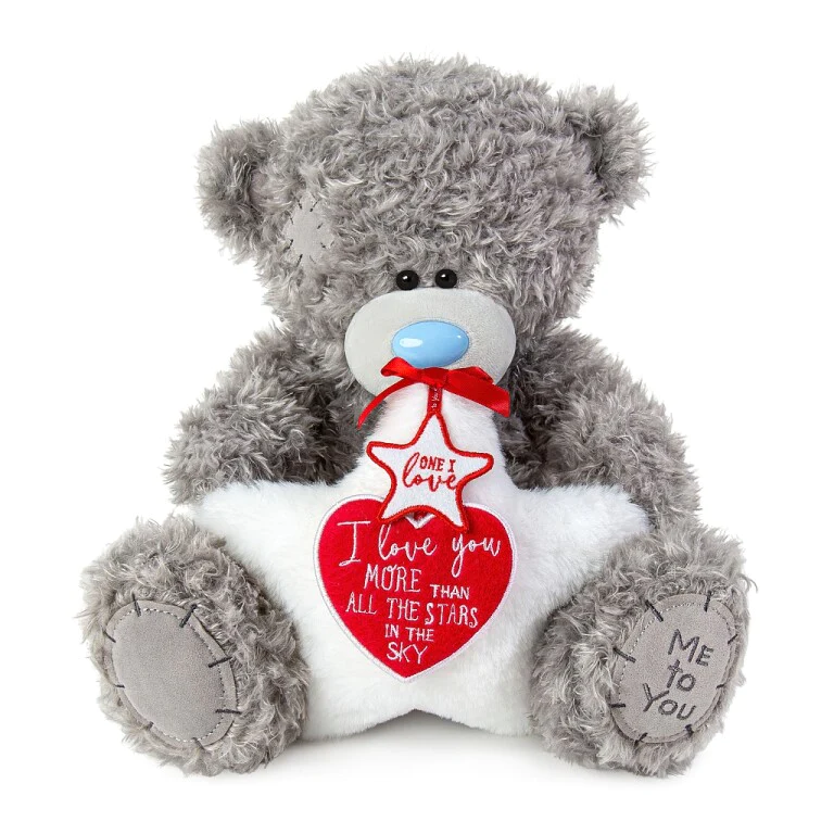 Me to You Large Tatty Teddy I Love You More Than All The Stars 27cm High